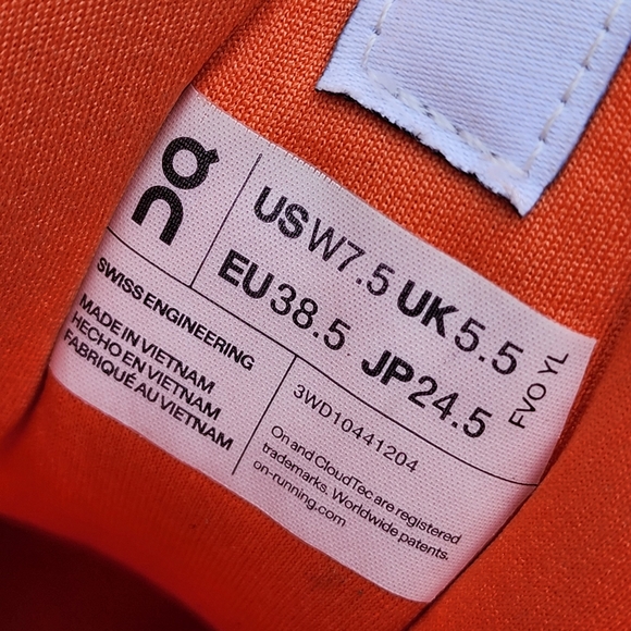 ON CLOUDSURFER - Womens Sneakers - SIZE 7.5 - Picture 9 of 9